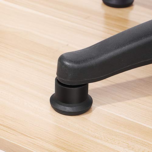 BESPORTBLE Silla Casters Foot Pads Mushroom Wheels Silla Costeras Fijas Sillas de Seguridad para Trabajos Pesados ​​Ruedas de Freno Silla de Oficina Costeras 5Pcs