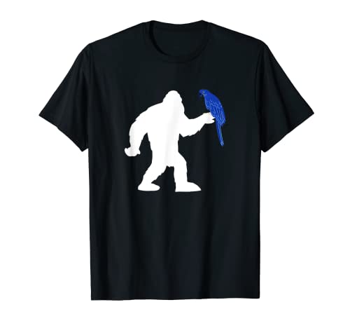 Bigfoot jacinto guacamayo jacinto guacamayo loro pájaro Camiseta