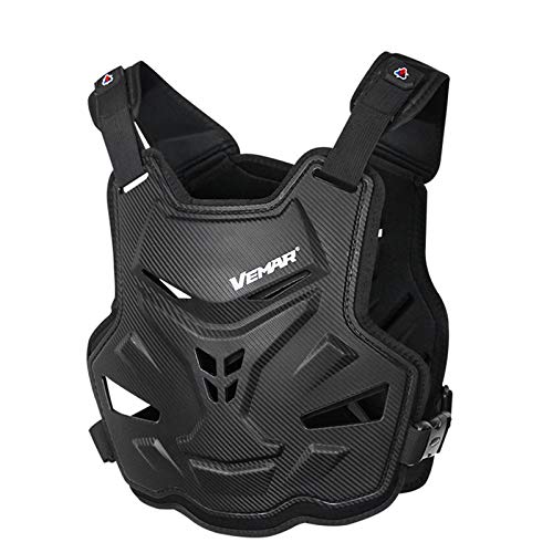 BIlinli Motocicleta Adulta Dirt Bike Body Armor Equipo de protección Pecho Protector de Espalda Chaleco de protección para Motocross Esquí Patinaje Snowboard