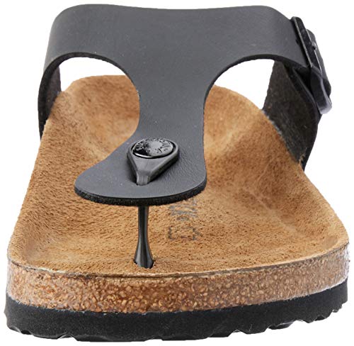 Birkenstock Schuhe Gizeh Birko-Flor Normal Black (043691) 39 Schwarz