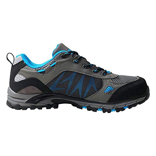 Black Crevice Wander-& Trekkingschuhe, Zapatillas de Senderismo y Trekking. Mujer, Gris Azul Turquesa, 39 EU