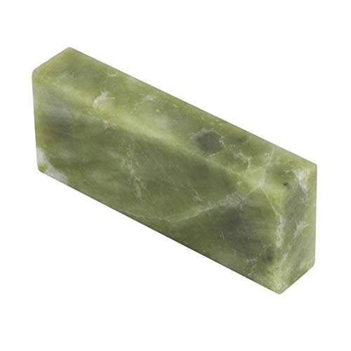 【𝐁𝐥𝐚𝐜𝐤 𝐅𝐫𝐢𝐝𝐚𝒚】 Piedra de afilar, Piedra de afilar de Cuchillos de Piedra de afilar afilador de Cuchillos de Cocina Antideslizante Herramientas de Pulido de Pulido(Green Jade 10000 Mesh)