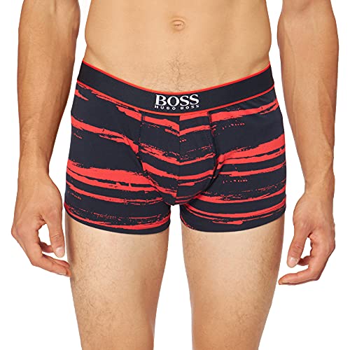 BOSS Trunk 24 Print Calzoncillos Tipo bóxer para Hombre, Bright Orange821, M