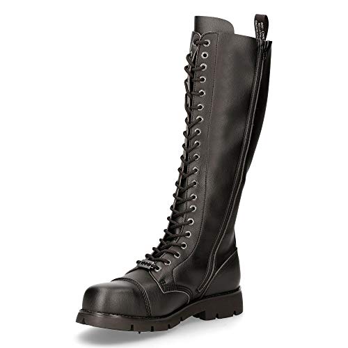 Bota Alta Ranger Punta de Acero Unisex New Rock Original Negro M.RANGER020MTC-V1 (Numeric_37)