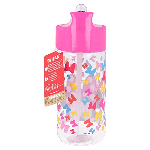 Botella TRITAN HIDRO 430 ML Minnie SO Edgy Bows