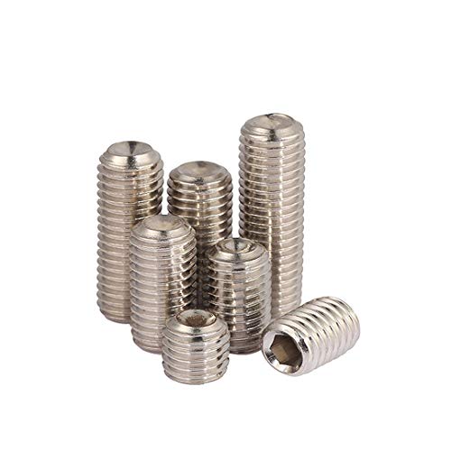 BOZONLI Tornillos Cabeza Hexagonal Acero Inoxidable Tornillo Prisionero Hexagonal de Tornillos Allen M3*16mm,30 piezas