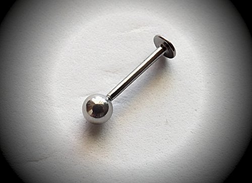 Briana Williams 10pcs 1.2mm 316L Acero Inoxidable Labret Monroe Labio Piercing Tragus Helix cartílago Pendiente Barbell Stud, 6-8 mm Longitud de la Barra