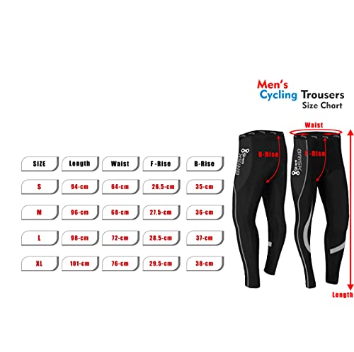 Brisk Bike Mallas de ciclismo para hombre, leggings térmicos, pantalones de ciclismo Coolmax, acolchados, tela italiana, entrega rápida