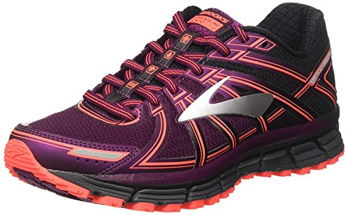 Brooks Adrenaline ASR 14, Zapatillas de Running Mujer, Multicolor (Blackebonypickledbeet 1b046), 42.5 EU