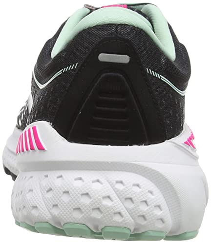 Brooks Adrenaline GTS 21, Zapatillas para Correr Mujer, Negro Rosa, 35.5 EU