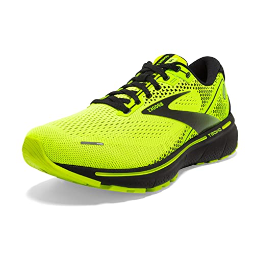 Brooks Ghost 14, Zapatillas para Correr Hombre, Verde Negro, 45.5 EU