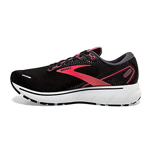 Brooks Ghost 14, Zapatillas para Correr Mujer, Black Coral White, 38.5 EU