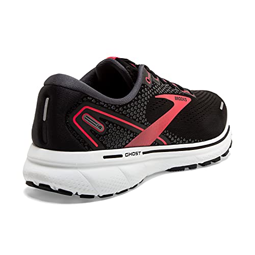 Brooks Ghost 14, Zapatillas para Correr Mujer, Black Coral White, 38.5 EU