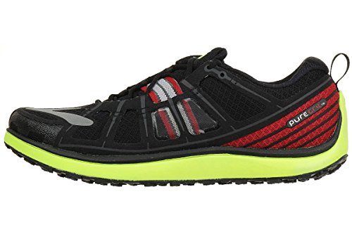 Brooks Pure Grit - Zapatillas de correr de material sintético hombre, negro - Silver/Black/Shadow/Lava/Nightlife, 46.5