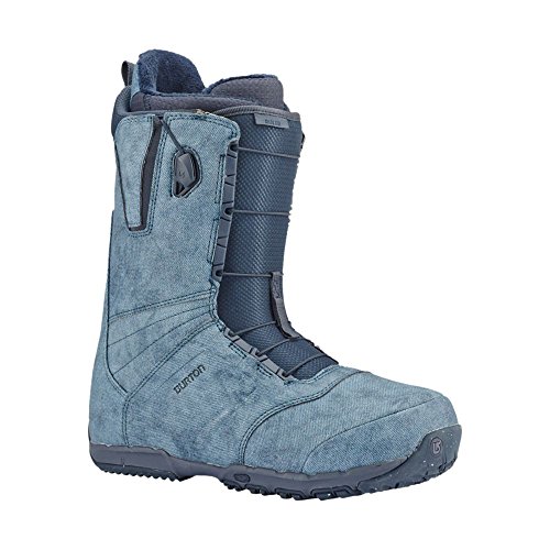 Burton Botas de snowboard Ruler, color tela vaquera, tamaño 11,5