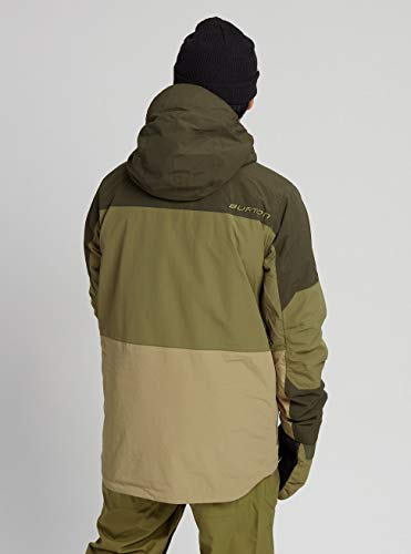 Burton Breach chaqueta de snowboard, Hombre, Forest Night/Martini Olive/Kelp, S