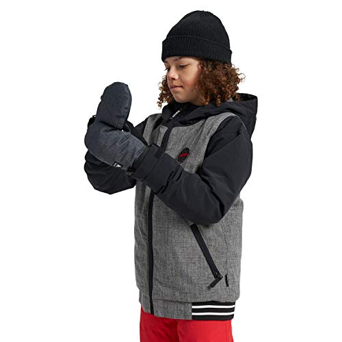 Burton Game Day chaqueta de snowboard, Niños, Heather Bog/True Black, L