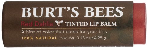 Burt's Bees Burt'S Bees 100% Natural Tinted Lip Balm, Red Dahlia With Shea Butter & Botanical Waxes – 1 Tube X 4.25 G 21 g