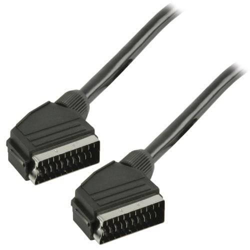 CABLEPELADO Cable euroconector-Scart M-M 2 M Negro