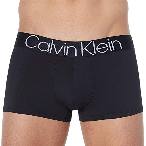 Calvin Klein Low Rise Trunk Bóxer, Negro (Black 001), Large para Hombre