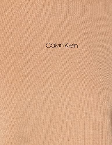 Calvin Klein Mini Hoodie Sudadera con Capucha, Soft Camel, L para Mujer