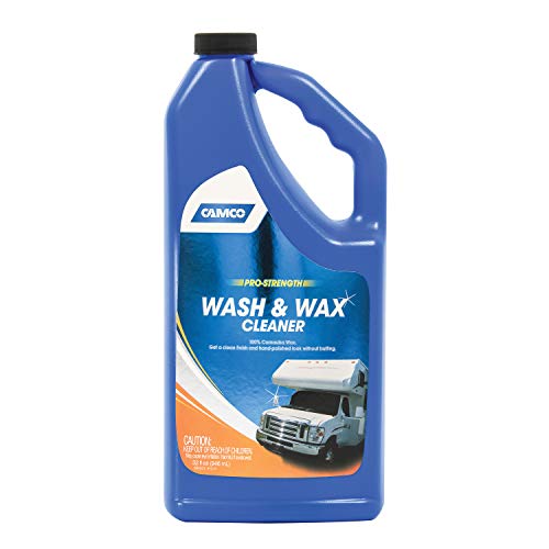 Camco 40493 RV Wash & Wax 32 oz, Transparente, 32 Ounce