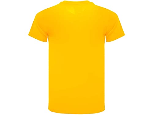 Camiseta oficial de Suecia 2020. Camiseta para aficionados. Modelo neutro. Material: 100 % poliéster. Unisex. Tallas de niño/adulto. Producto con licencia oficial., amarillo, L