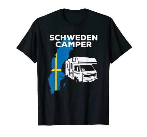 Campeonato Suecia, Escandinavia con autocaravana, camping Camiseta