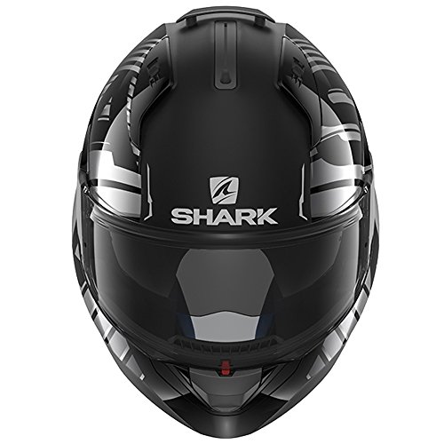 Casco de moto Shark EVO-ONE 2 LITHION DUAL KUA, Negro/Gris, XS