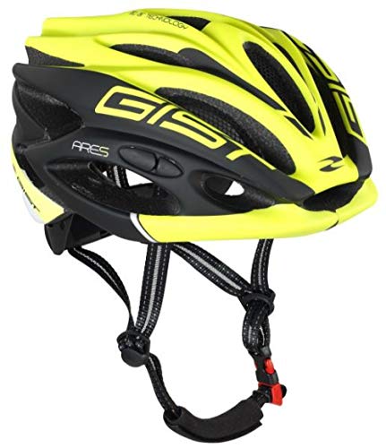 Casco Gist Ares negro-amarillo S-M