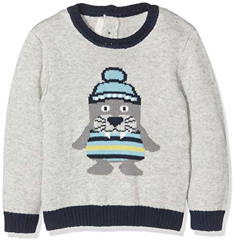 Chicco Pull Tricot Jersey, Gris (Grigio Medio 095), 68 (Talla del Fabricante: 068) para Bebés