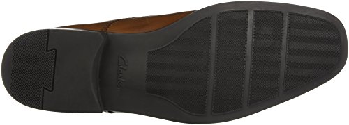 Clarks Tilden Walk Zapatos de cordones derby Hombre, Marrón (Dark Tan Leather -), 42.5 EU