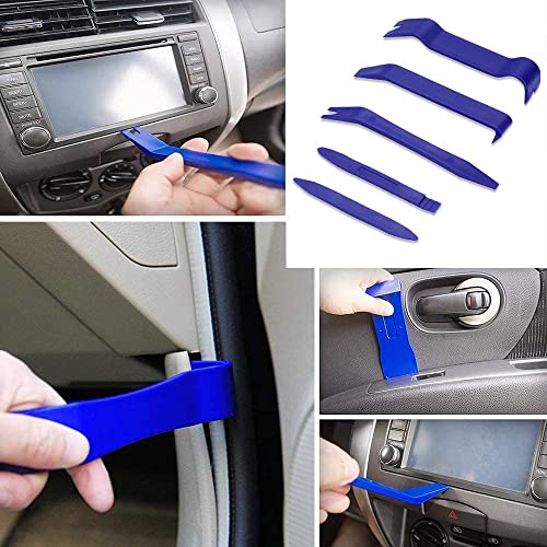 Clips de Sujeción para Coche 447 piezas con pinzas de retención de empuje, removedor de sujetadores, herramienta de extracción automática para molduras de panel coche, reemplazo de tornillos de coche