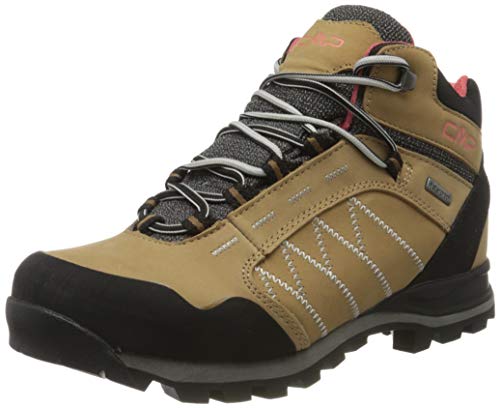 CMP – F.lli Campagnolo THIAMAT Mid WMN Trekking Shoe WP, Botas de Senderismo Mujer, Braun Dune P839, 42 EU