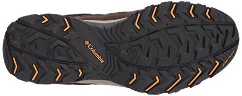 Columbia Crestwood Impermeable, Zapatillas de Hiking Montañismo, Alpinismo y Trekking Hombre, Marrón (Mud/Squash), 42 EU