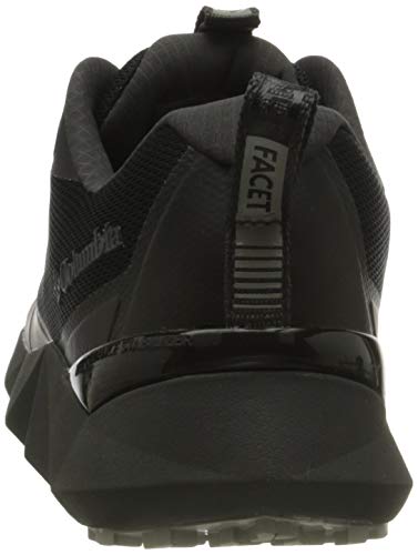 Columbia Facet 15 Zapatillas de senderismo para Hombre, Negro, gris y verde, 42 EU