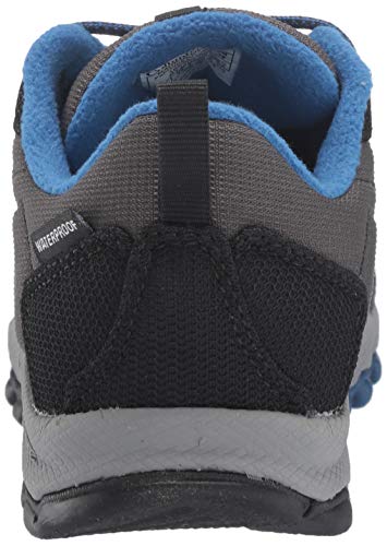 Columbia FIRECAMP SLEDDER 3 Zapatos multideporte impermeables para niños, Gris(Dark Grey, Royal), 32 EU