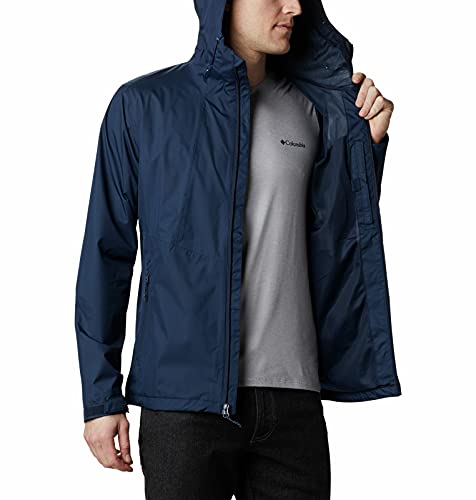 Columbia Inner Limits II , Chaqueta impermeable Hombre, Azul (Collegiate Navy), XL