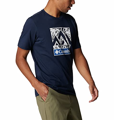 Columbia M Rapid Ridge Camiseta estampada para hombre, talla L/G