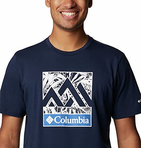 Columbia M Rapid Ridge Camiseta estampada para hombre, talla L/G