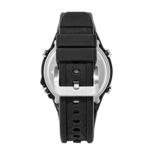 Columbia Men's Polycarbonate Digital Movement Sport Watch with Silicone Strap, Black, 6 (Model: CSS13-007)