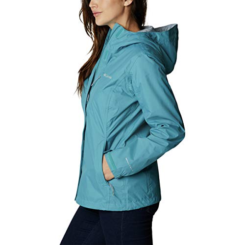 Columbia Pouring Adventure II Chaqueta Impermeable, Mujer, Azul (Canyon Blue), L