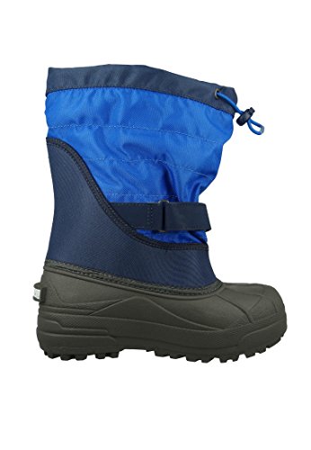 Columbia Powderbug Plus II Botas de nieve para niños, Azul(Collegiate Navy Chili), 35 EU