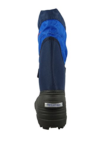 Columbia Powderbug Plus II Botas de nieve para niños, Azul(Collegiate Navy Chili), 35 EU