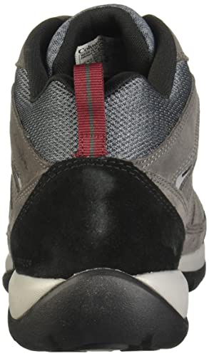 Columbia Redmond V2 Mid, Zapatillas de Senderismo Impermeables Mujer, Graphite Red Jasper, 45 EU