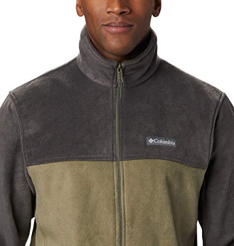 Columbia Steens Mountain Full Zip 2.0 Forro Polar con Cremallera Completa, Hombre, Shark, Stone Green, XL