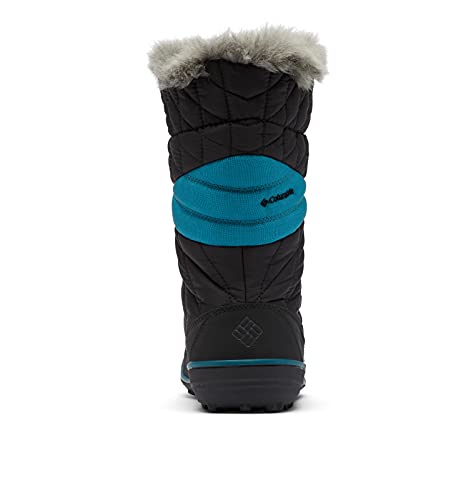 Columbia Women's Heavenly Omni-Heat Snow Boot, Black/Deep Water, 9