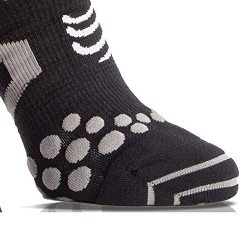 COMPRESSPORT - Pro Racing Socks V2.1 Winter Trail, Color Negro,Gris, Talla EU 37-39