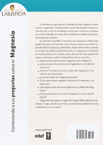 CONTESTANDO A SUS PREGUNATS SOBRE EL MAGNESIO: 1 (Biblioteca Ana María Lajusticia)