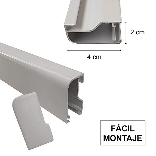 Cortinas Exterior Puerta de Cordon | Tiras Plastico PVC y Barra Aluminio | Ideal para Terraza y Porche | Antimoscas | Morado | 210 * 90